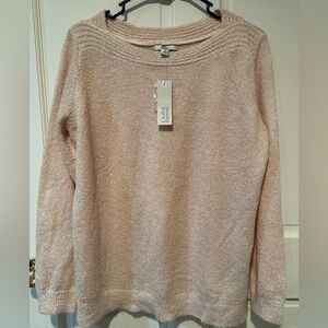 Croft & Barrow Women's size XL light pink Crew Neck Sweater